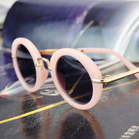 2019 Children round lens metal Metal frame sunglasses Boys Girls UV400 kids toddler glasses Eyewear Shades Goggles