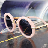 2019 Children round lens metal Metal frame sunglasses Boys Girls UV400 kids toddler glasses Eyewear Shades Goggles