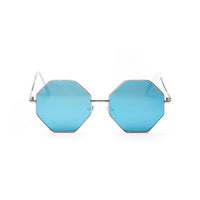 New Polygon Small Sunglasses Women Retro Round Metal Sun Glasses Men Brand Designer Hexagon Eyeglasses UV400