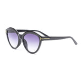 Cat Eye Sexy Lady Sunglasses Women Round Fashion Design Vintage Plastic Sunglasses Uv400 Oculos