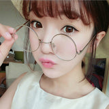 Japanese kawaii Girls Cosplay Vintage Glasses Unisex All-match Lolita Photography Prop Round Frame Glasses Eyewear Women