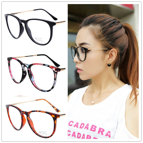 Retro round eyes glasses frame men women vintage myopia eyeglasses frame plain glasses oculos de grau femininos