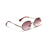 Joubas Rimless oval Women Sunglasses 2019 Men Gradient Transparent Sun Glasses Retro High Quality Eyeglasses Fashion Trendy 80