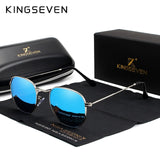 KINGSEVEN 2019 Classic Reflective Sunglasses Men Hexagon Retro Sun glasses Stainless Steel Eyewear Oculos Gafas De Sol Shades