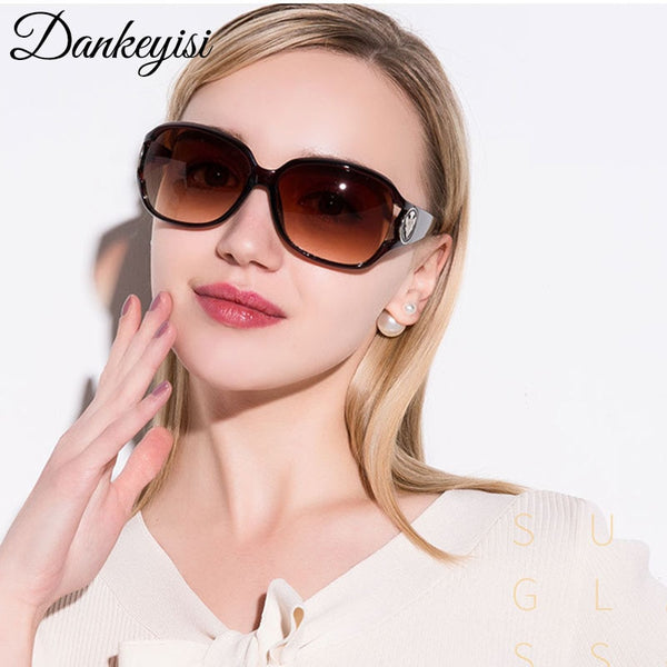 DANKEYISI Sun Glasses For Women Glasses Vintage Sun Glasses Female UV400 Sunglasses Women Big Oversized Desinger Eyewear 2019