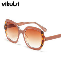 2019 New Luxury Cat Eye Sunglasses Women Fashion Square Sun Glasses Female Leopard Frame Eyewar Retro Shades Glasses UV400 Oculo